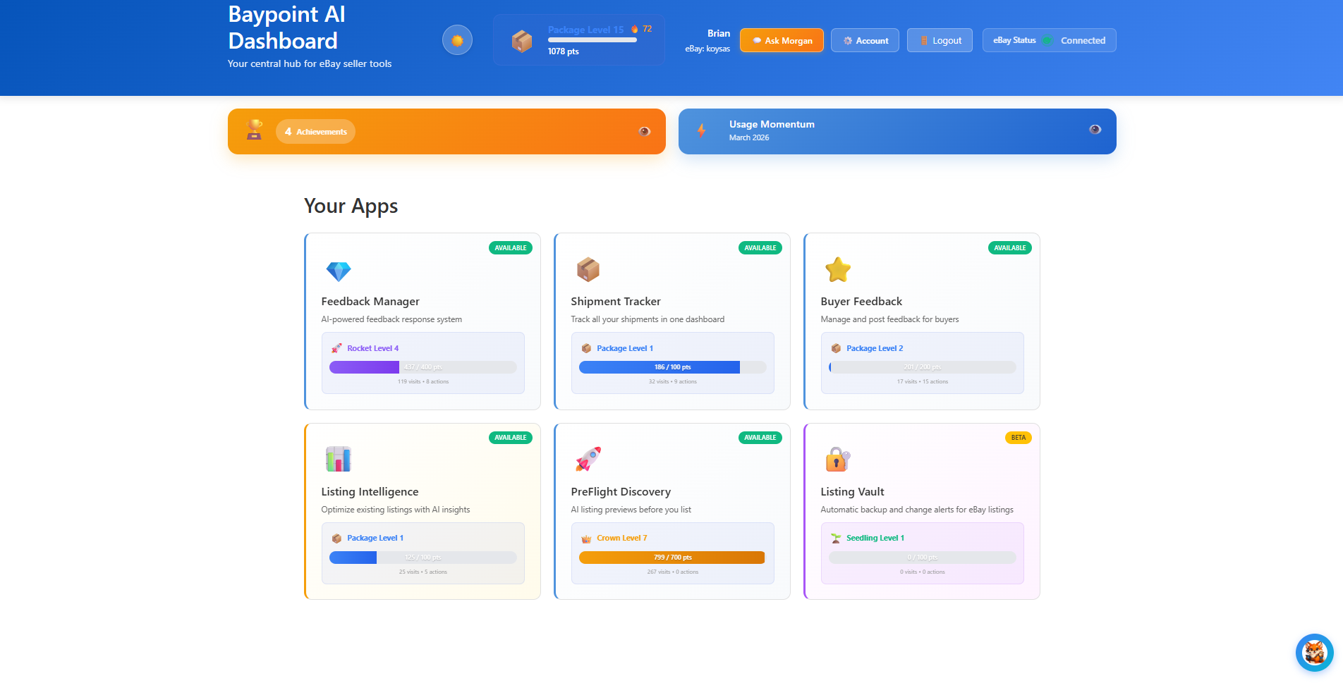 BayPoint AI Dashboard - All 6 Apps