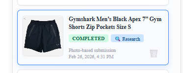 Discovery Mode Request Card